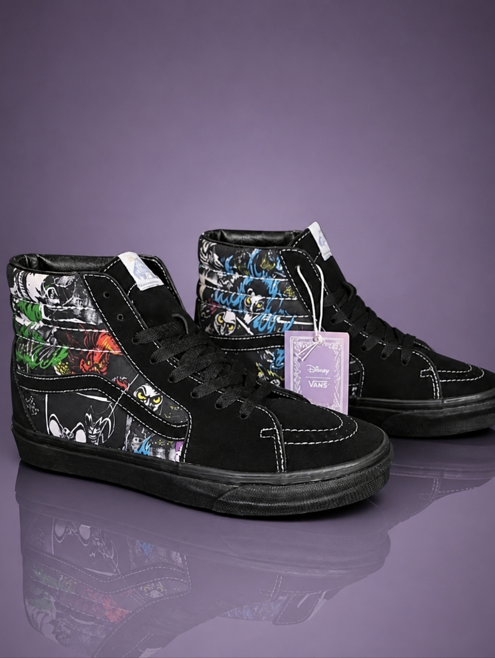 Vans Sk8-Hi Disney 100 Villains Multi Men’s 8 Women’s 9.5 New w/ Box